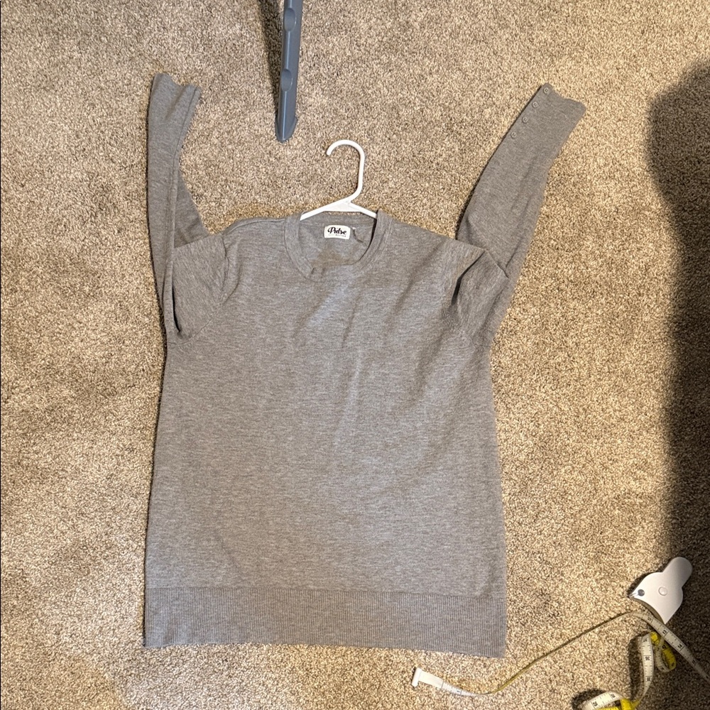 Club Room Heather Gray Pullover